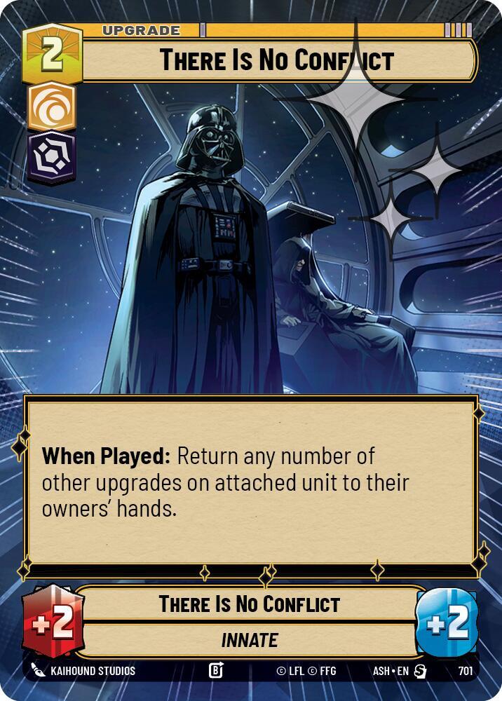 There Is No Conflict (Hyperspace Foil) [Ashes of the Empire] 701