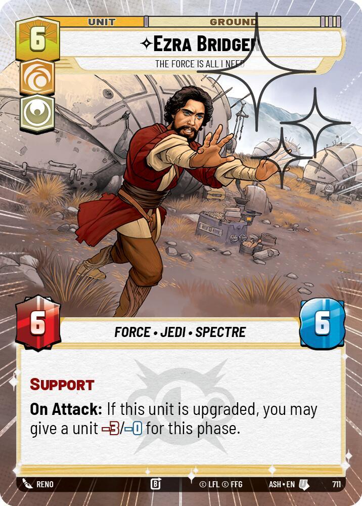 Ezra Bridger - The Force is All I Need (Hyperspace Foil) [Ashes of the Empire] 711