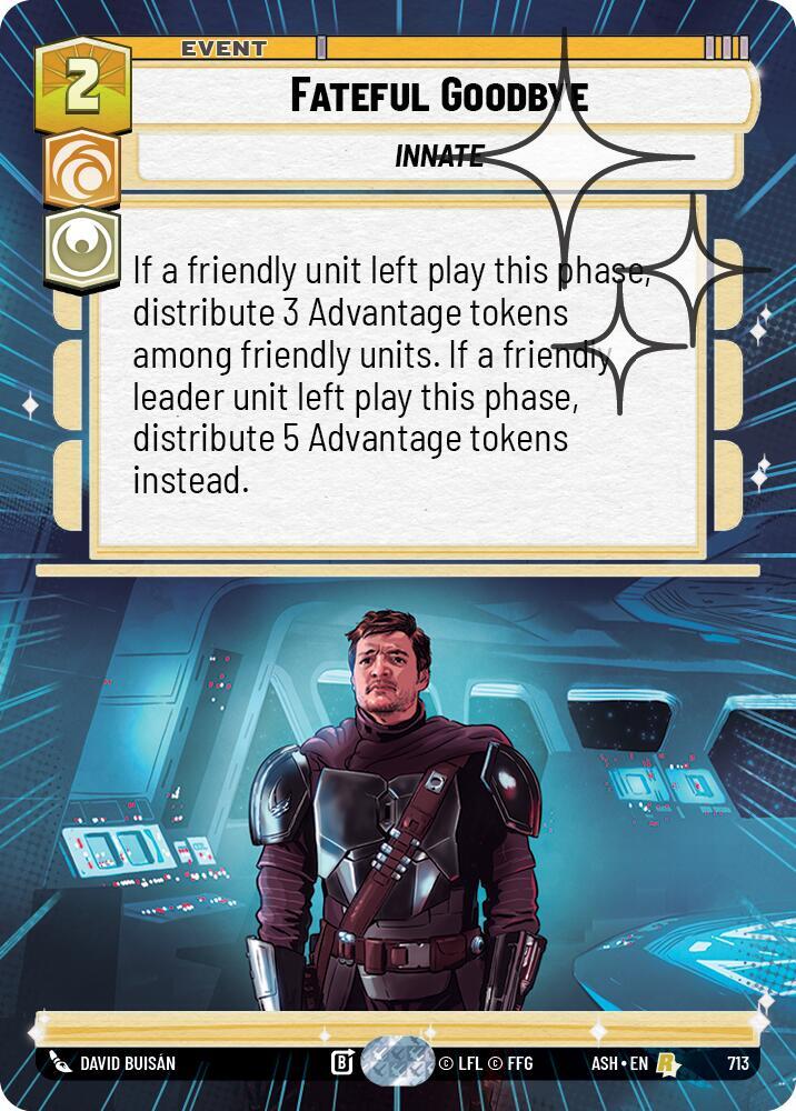 Fateful Goodbye (Hyperspace Foil) [Ashes of the Empire] 713
