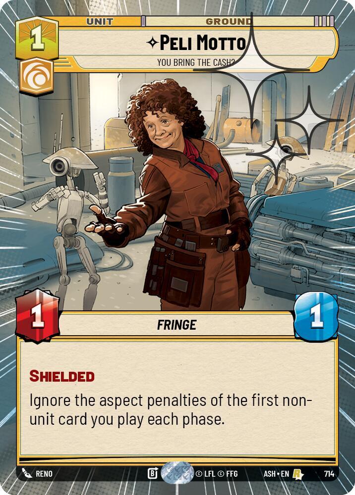 Peli Motto - You Bring the Cash? (Hyperspace Foil) [Ashes of the Empire] 714
