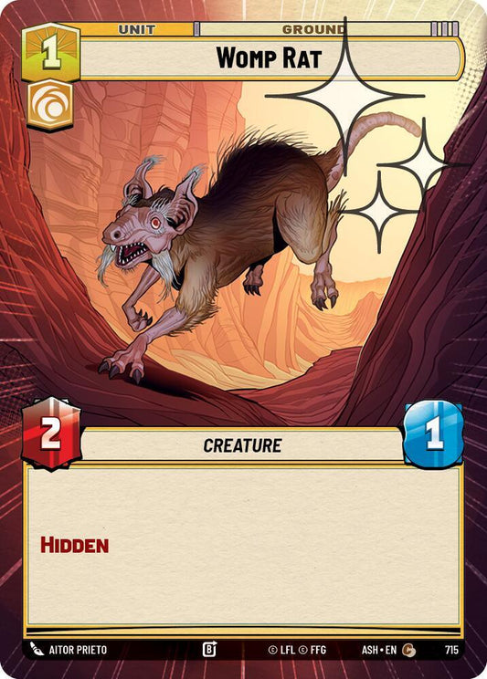 Womp Rat (Hyperspace Foil) [Ashes of the Empire] 715