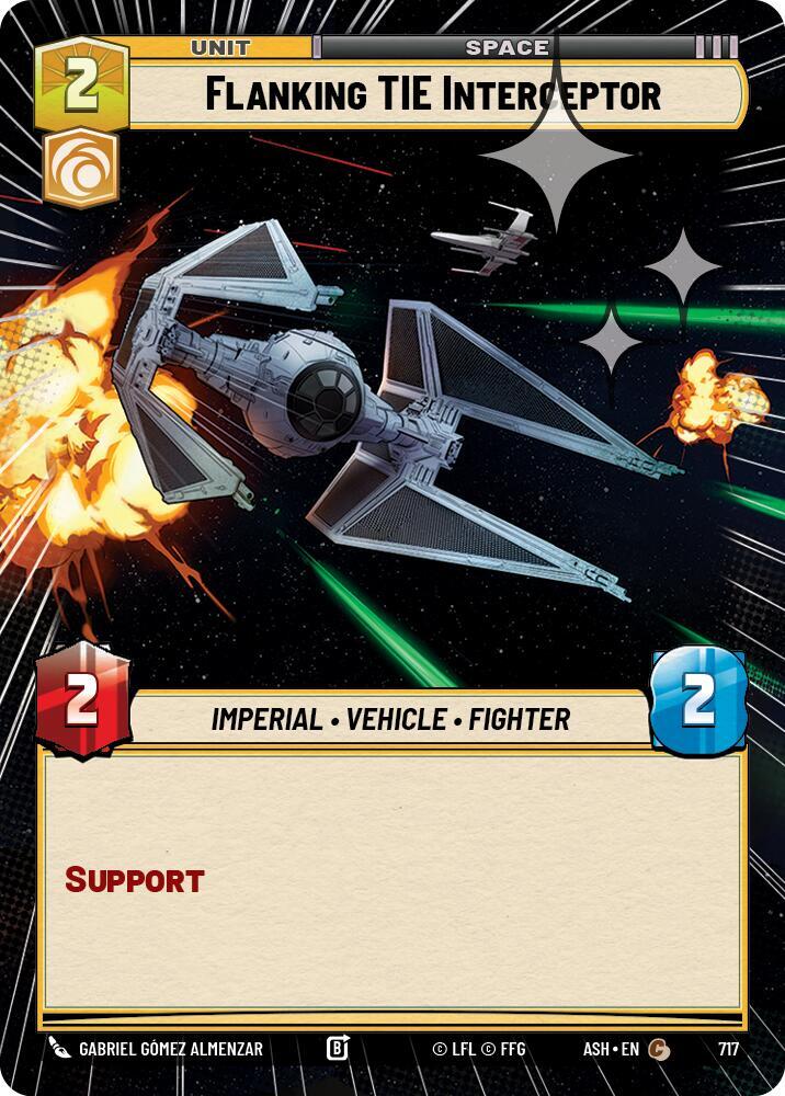 Flanking TIE Interceptor (Hyperspace Foil) [Ashes of the Empire] 717