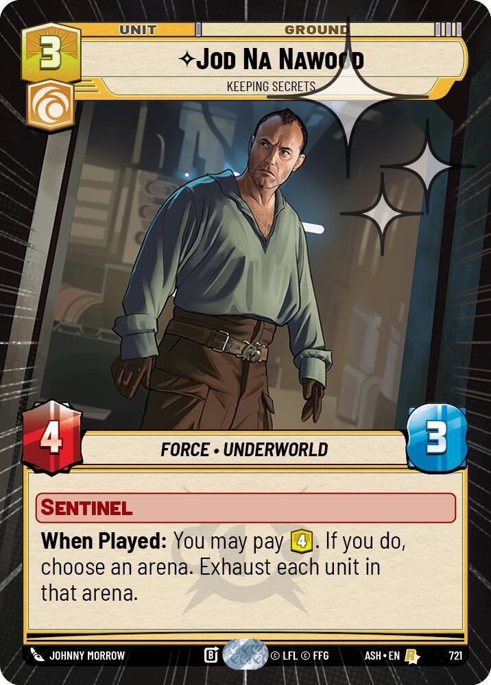 Jod Na Nawood - Keeping Secrets (Hyperspace Foil) [Ashes of the Empire] 721