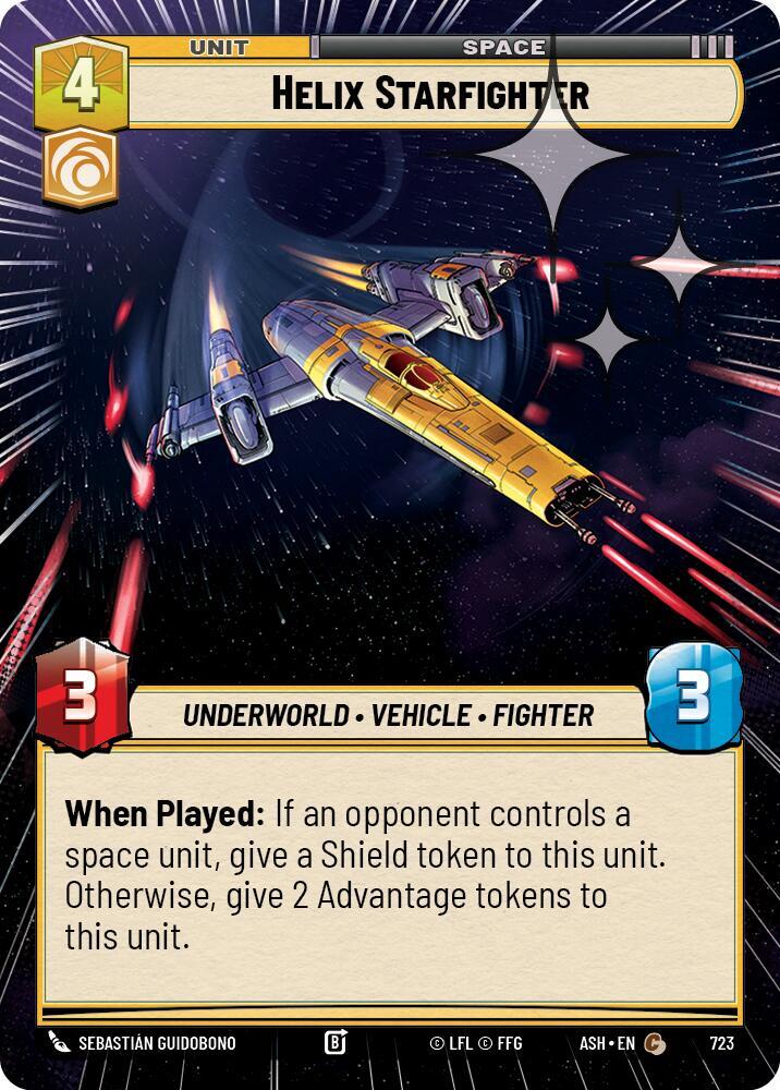 Helix Starfighter (Hyperspace Foil) [Ashes of the Empire] 723