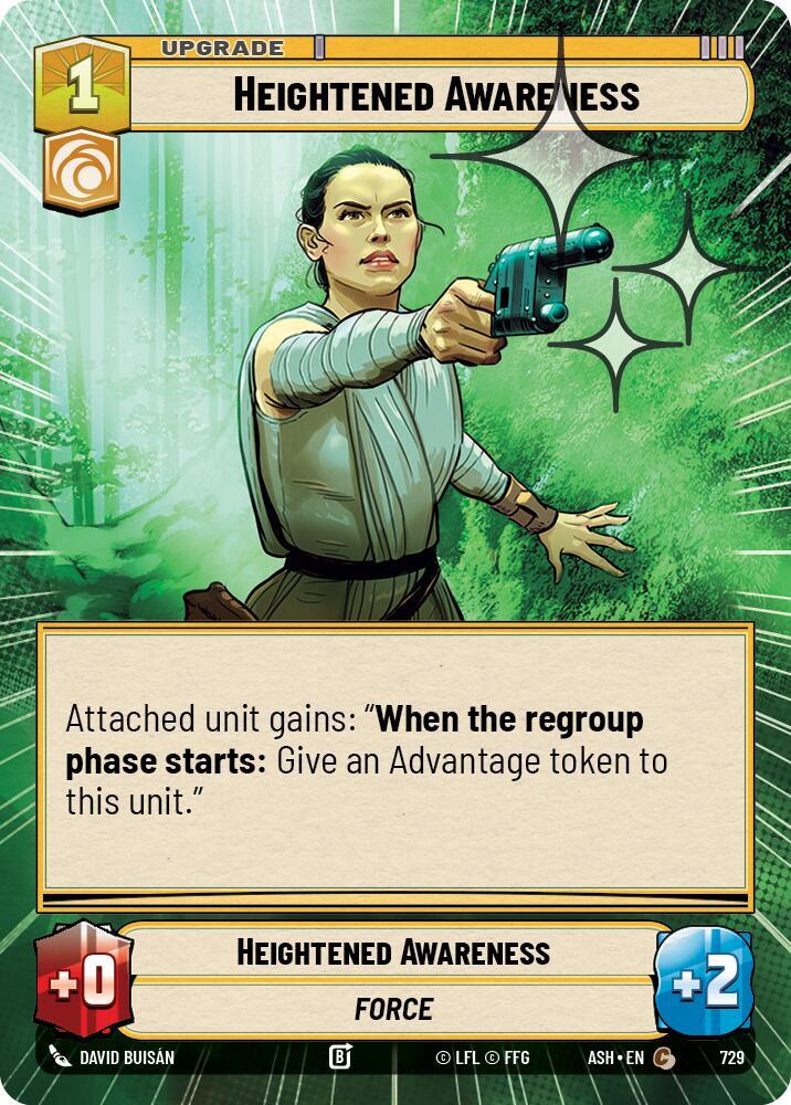 Heightened Awareness (Hyperspace Foil) [Ashes of the Empire] 729