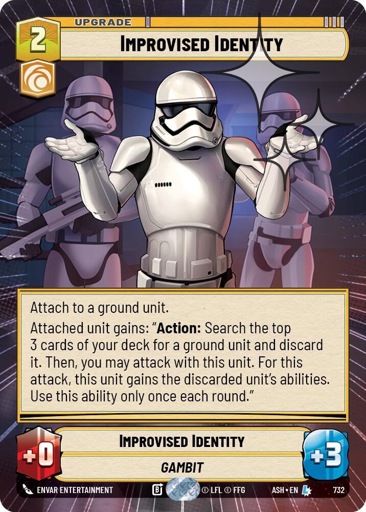 Improvised Identity (Hyperspace Foil) [Ashes of the Empire] 732