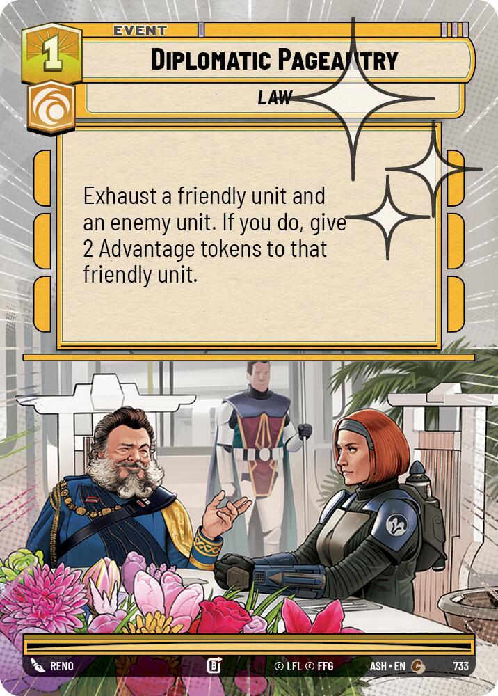 Diplomatic Pageantry (Hyperspace Foil) [Ashes of the Empire] 733