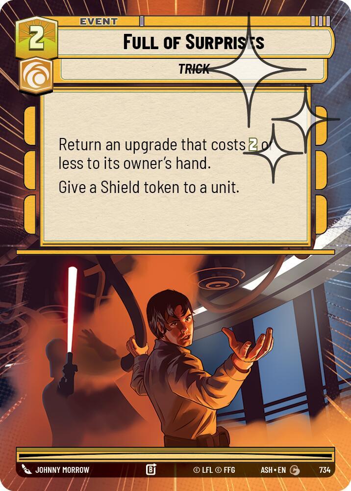 Full of Surprises (Hyperspace Foil) [Ashes of the Empire] 734