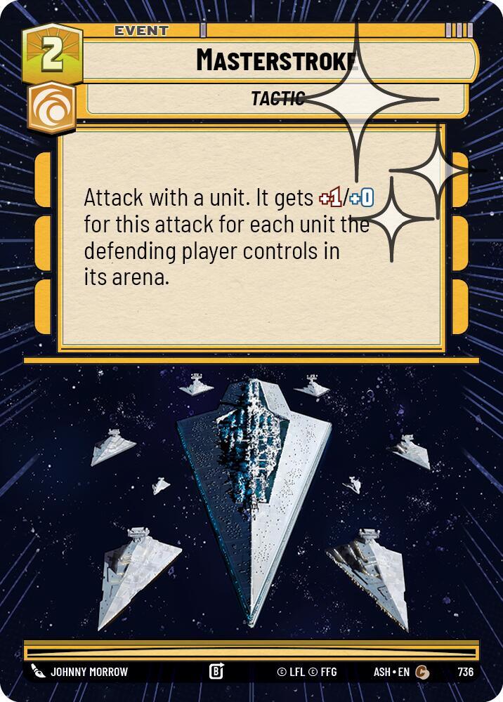 Masterstroke (Hyperspace Foil) [Ashes of the Empire] 736