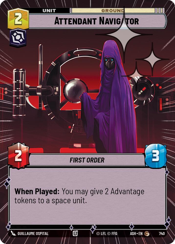 Attendant Navigator (Hyperspace Foil) [Ashes of the Empire] 740