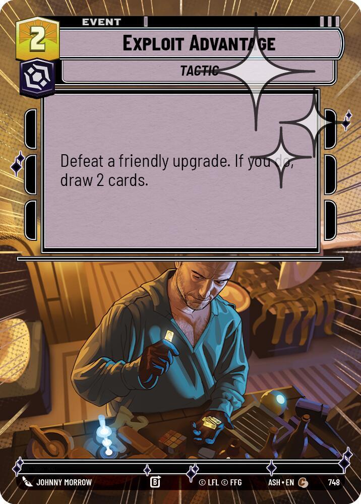 Exploit Advantage (Hyperspace Foil) [Ashes of the Empire] 748