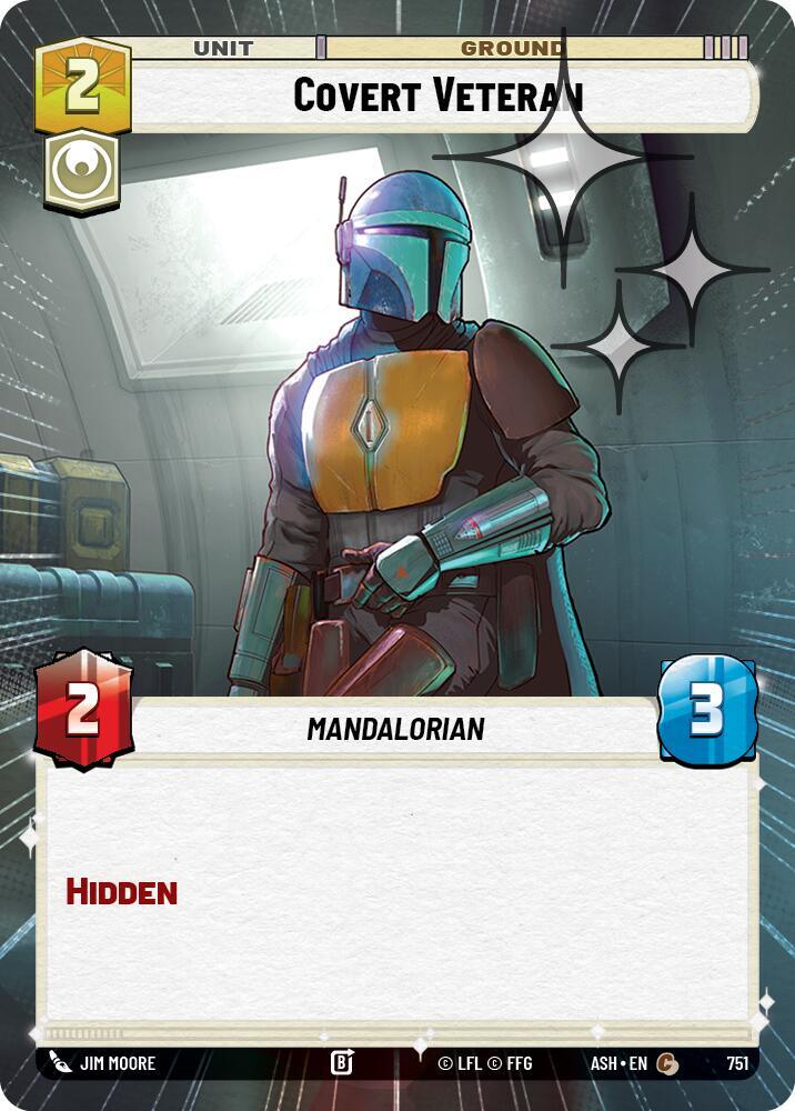 Covert Veteran (Hyperspace Foil) [Ashes of the Empire] 751