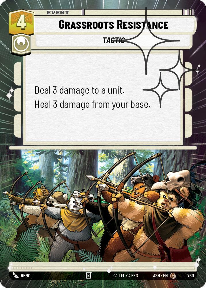 Grassroots Resistance (Hyperspace Foil) [Ashes of the Empire] 760