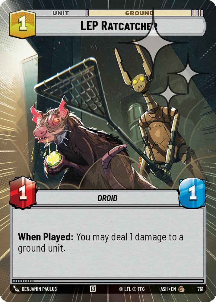 LEP Ratcatcher (Hyperspace Foil) [Ashes of the Empire] 761