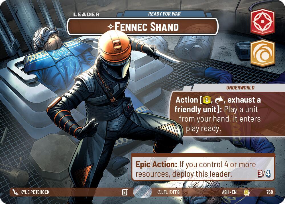Fennec Shand - Ready for War (Showcase) [Ashes of the Empire] 768
