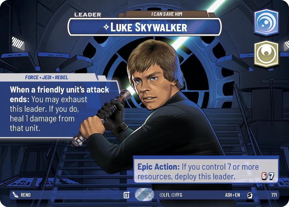 Luke Skywalker - I Can Save Him (Showcase) [Ashes of the Empire] 771