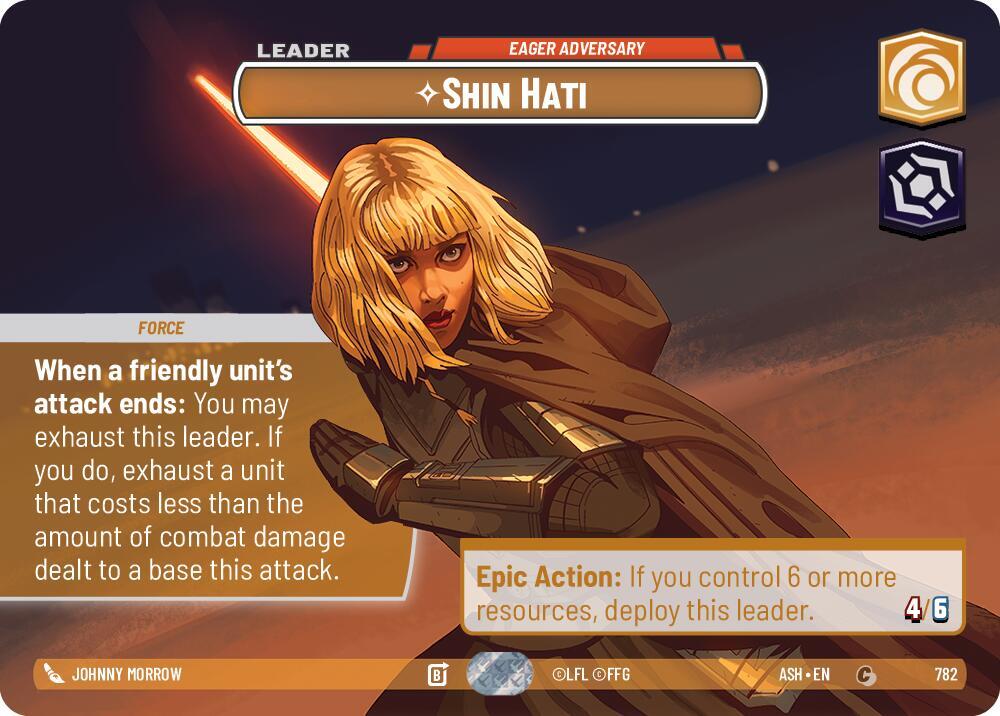 Shin Hati - Eager Adversary (Showcase) [Ashes of the Empire] 782