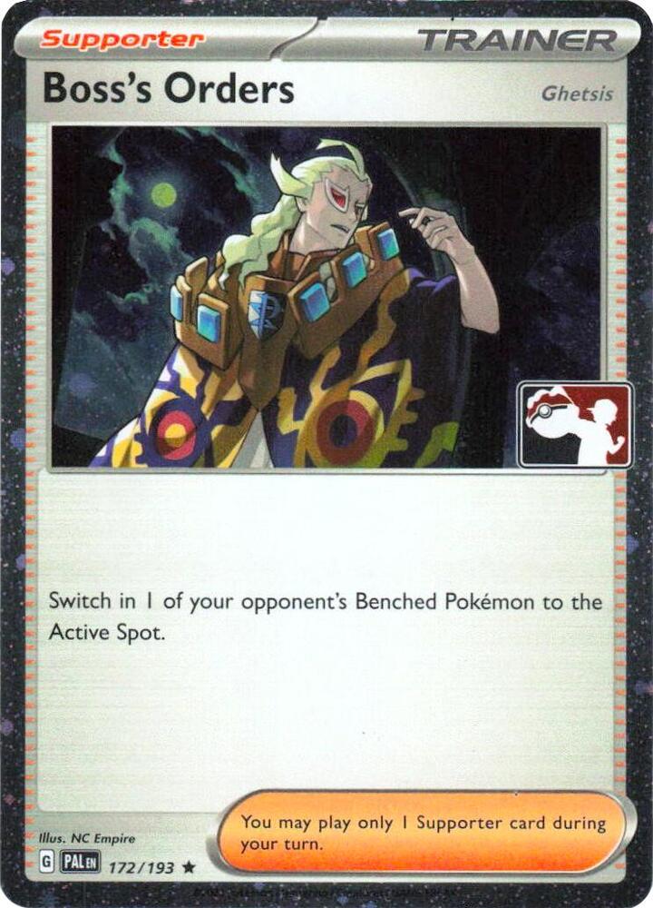 Boss's Orders [Ghetsis] - 172/193 (Cosmos Holo) [Prize Pack Series Cards] 172/193