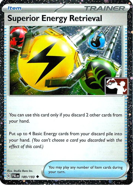 Superior Energy Retrieval - 189/193 (Cosmos Holo) [Prize Pack Series Cards] 189/193