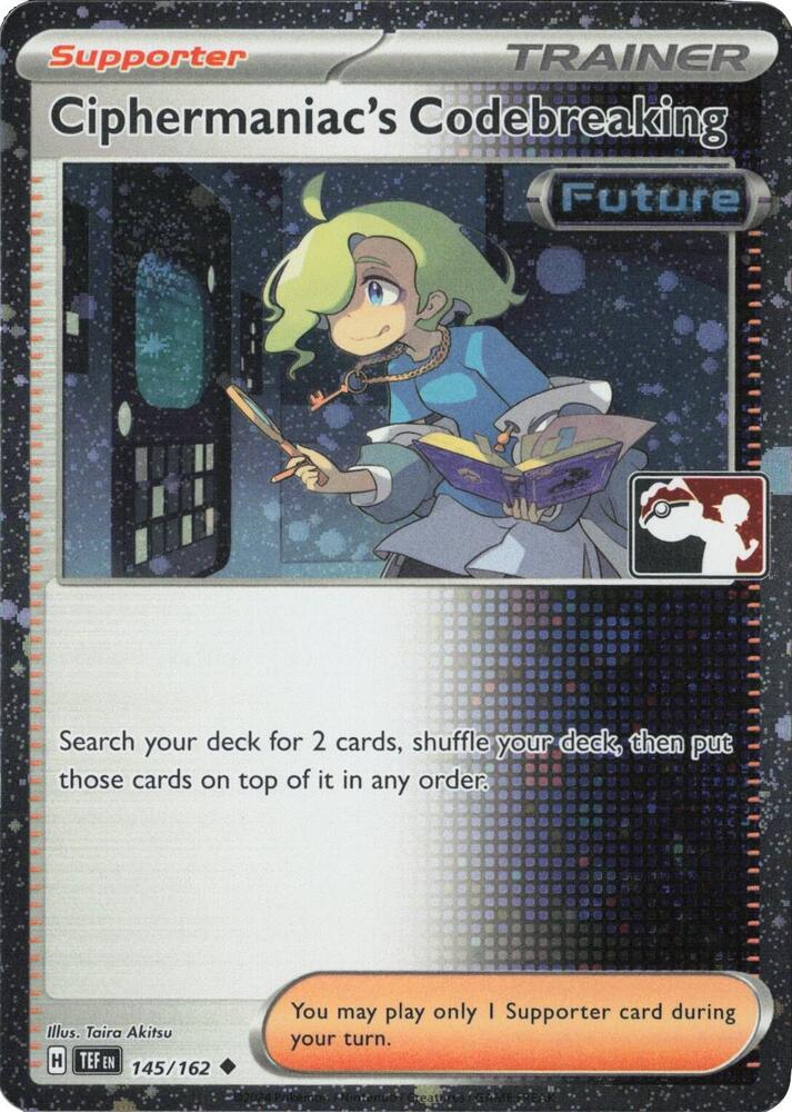 Ciphermaniac's Codebreaking - 145/162 (Cosmos Holo) [Prize Pack Series Cards] 145/162