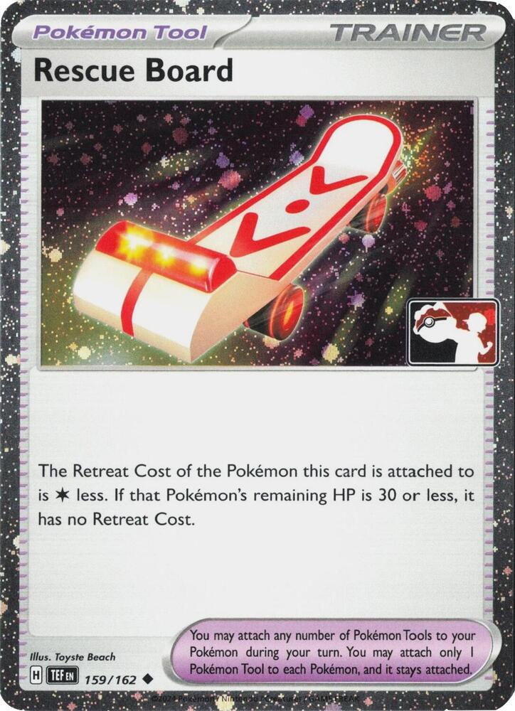Rescue Board - 159/162 (Cosmos Holo) [Prize Pack Series Cards] 159/162