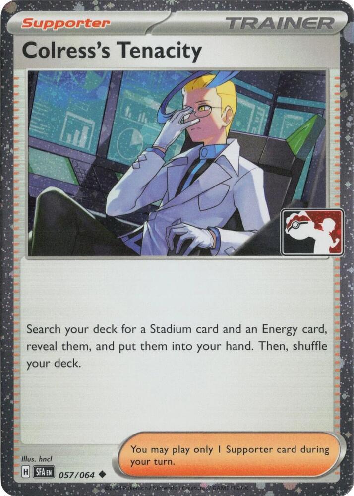Colress's Tenacity - 057/064 (Cosmos Holo) [Prize Pack Series Cards] 057/064