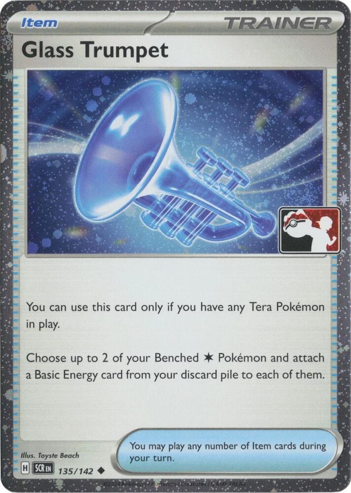 Glass Trumpet - 135/142 (Cosmos Holo) [Prize Pack Series Cards] 135/142