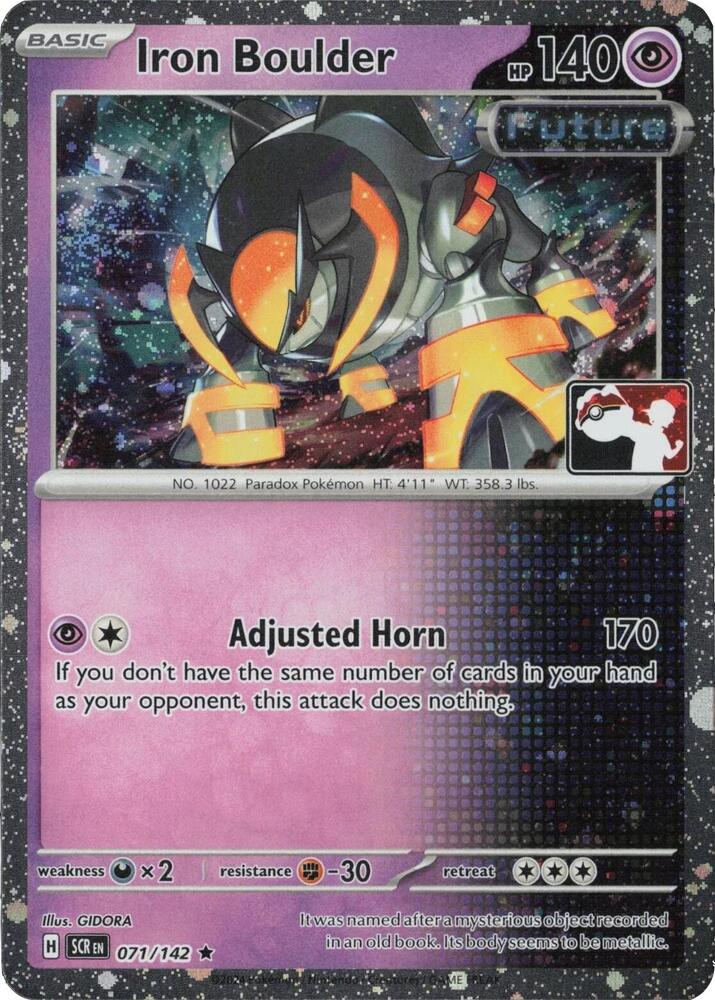 Iron Boulder - 071/142 (Cosmos Holo) [Prize Pack Series Cards] 071/142