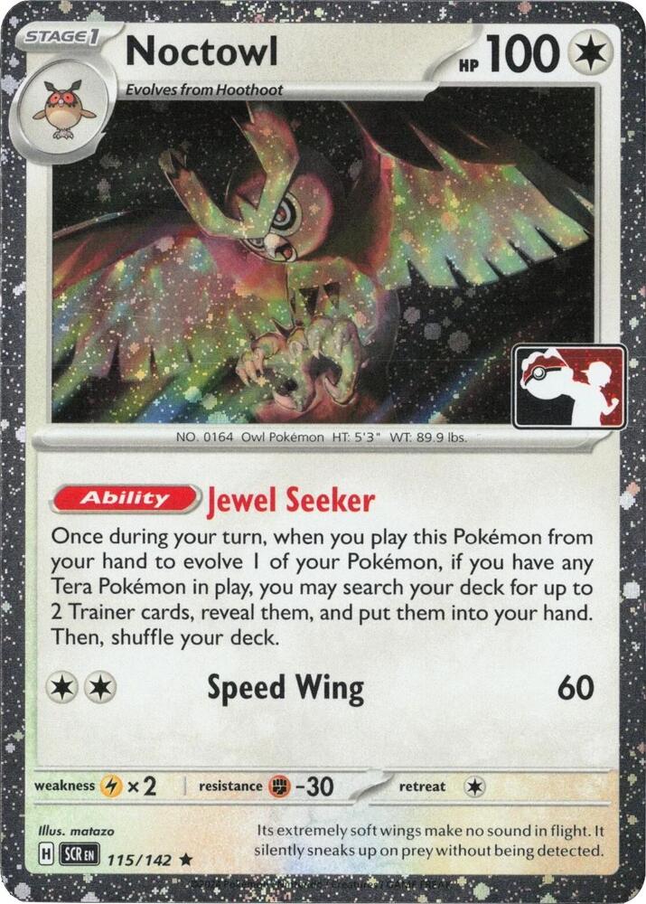 Noctowl - 115/142 (Cosmos Holo) [Prize Pack Series Cards] 115/142