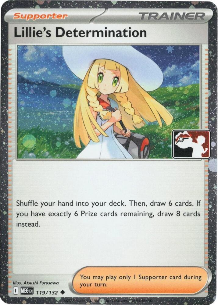 Lillie's Determination - 119/132 (Cosmos Holo) [Prize Pack Series Cards] 119/132