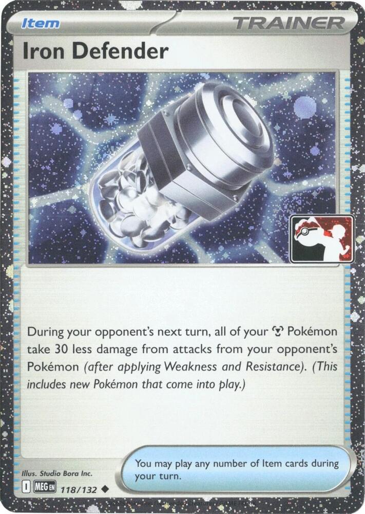 Iron Defender - 118/132 (Cosmos Holo) [Prize Pack Series Cards] 118/132