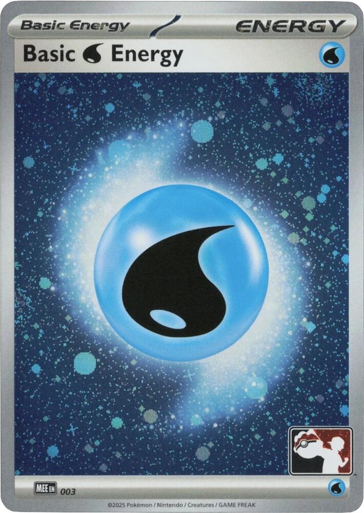 Basic Water Energy - MEE 003 (Cosmos Holo) [Prize Pack Series Cards] 003