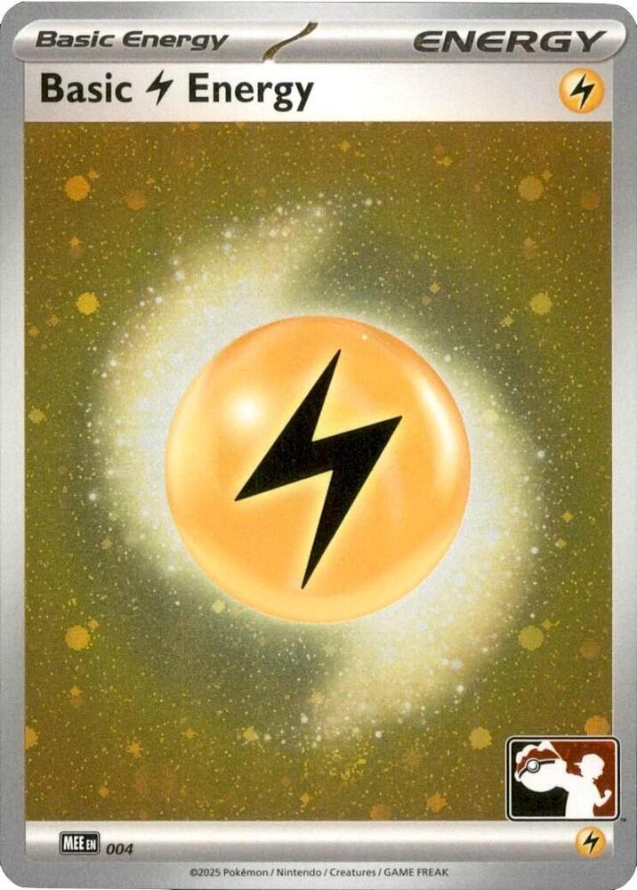 Basic Lightning Energy - MEE 004 (Cosmos Holo) [Prize Pack Series Cards] 004