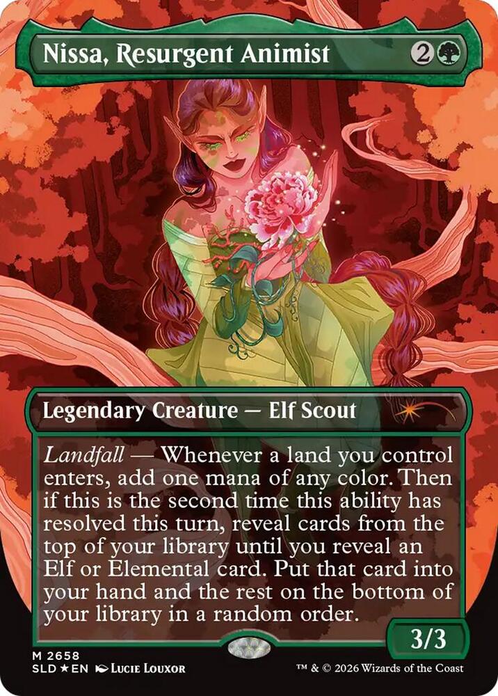Nissa, Resurgent Animist [Secret Lair Drop Series] 2658