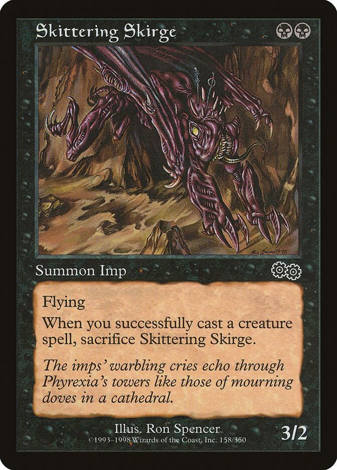 Skittering Skirge [Urza's Saga] 158