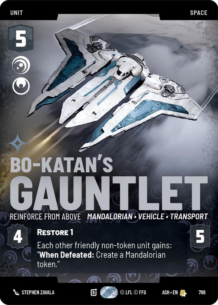 Bo-Katan's Gauntlet - Reinforce from Above (Prestige) [Ashes of the Empire] 796