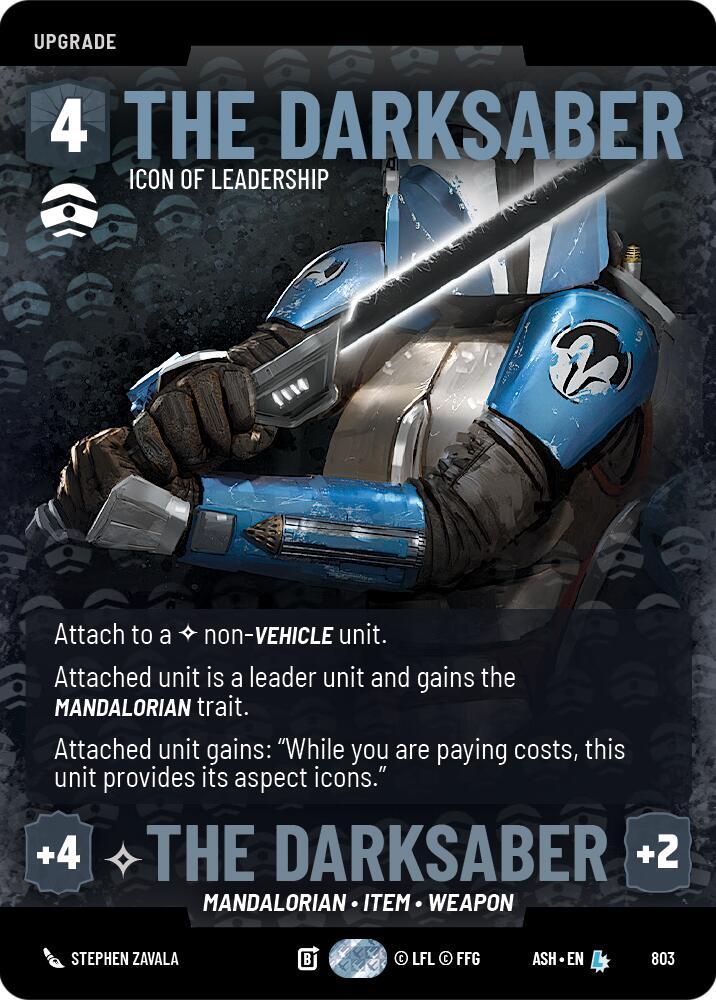 The Darksaber - Icon of Leadership (Prestige) [Ashes of the Empire] 803