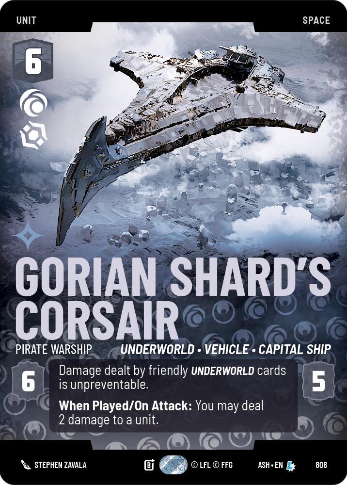 Gorian Shard's Corsair - Pirate Warship (Prestige) [Ashes of the Empire] 808