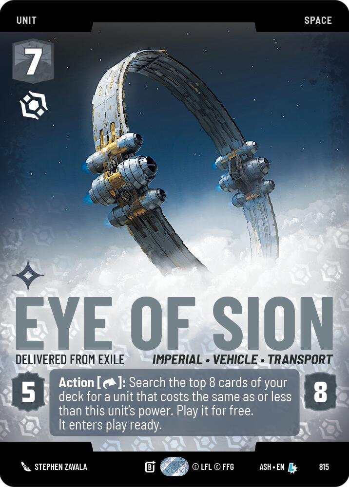 Eye of Sion - Delivered from Exile (Prestige) [Ashes of the Empire] 815