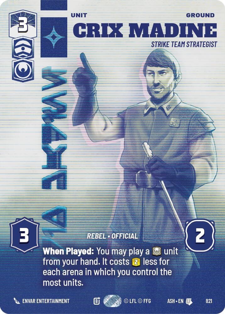 Crix Madine - Strike Team Strategist (Prestige) [Ashes of the Empire] 821