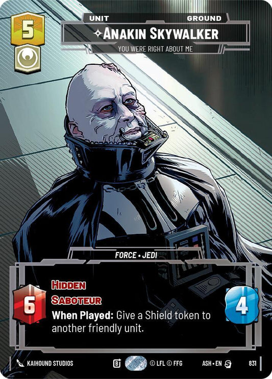 Anakin Skywalker - You Were Right About Me (Prestige) [Ashes of the Empire] 831