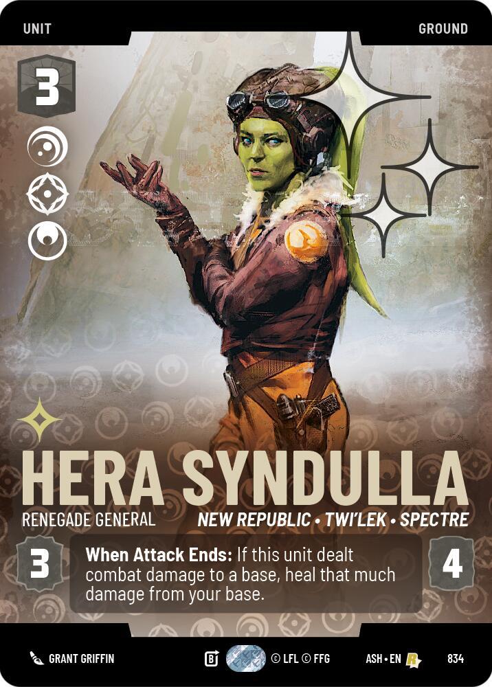 Hera Syndulla - Renegade General (Prestige Foil) [Ashes of the Empire] 834