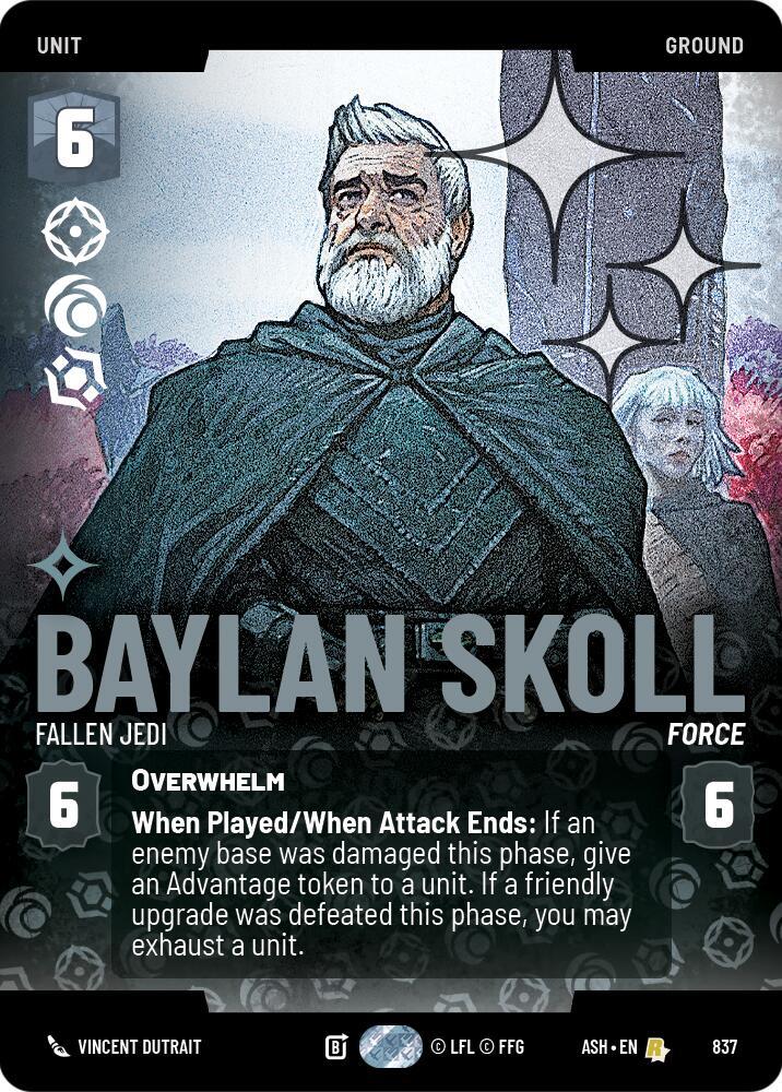 Baylan Skoll - Fallen Jedi (Prestige Foil) [Ashes of the Empire] 837