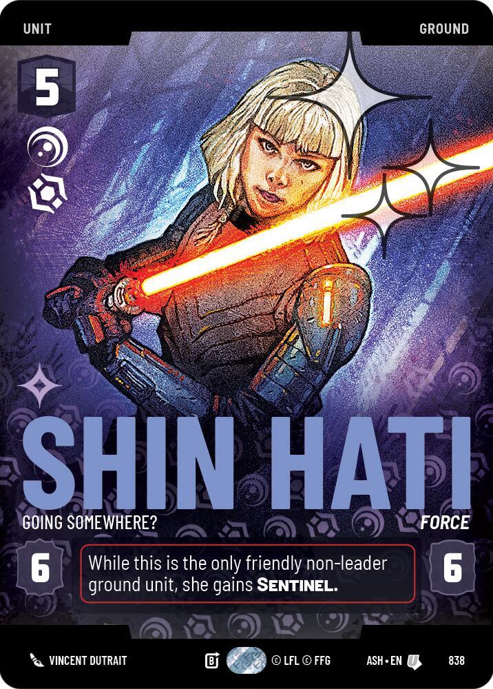 Shin Hati - Going Somewhere? (Prestige Foil) [Ashes of the Empire] 838