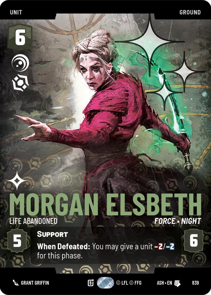Morgan Elsbeth - Life Abandoned (Prestige Foil) [Ashes of the Empire] 839