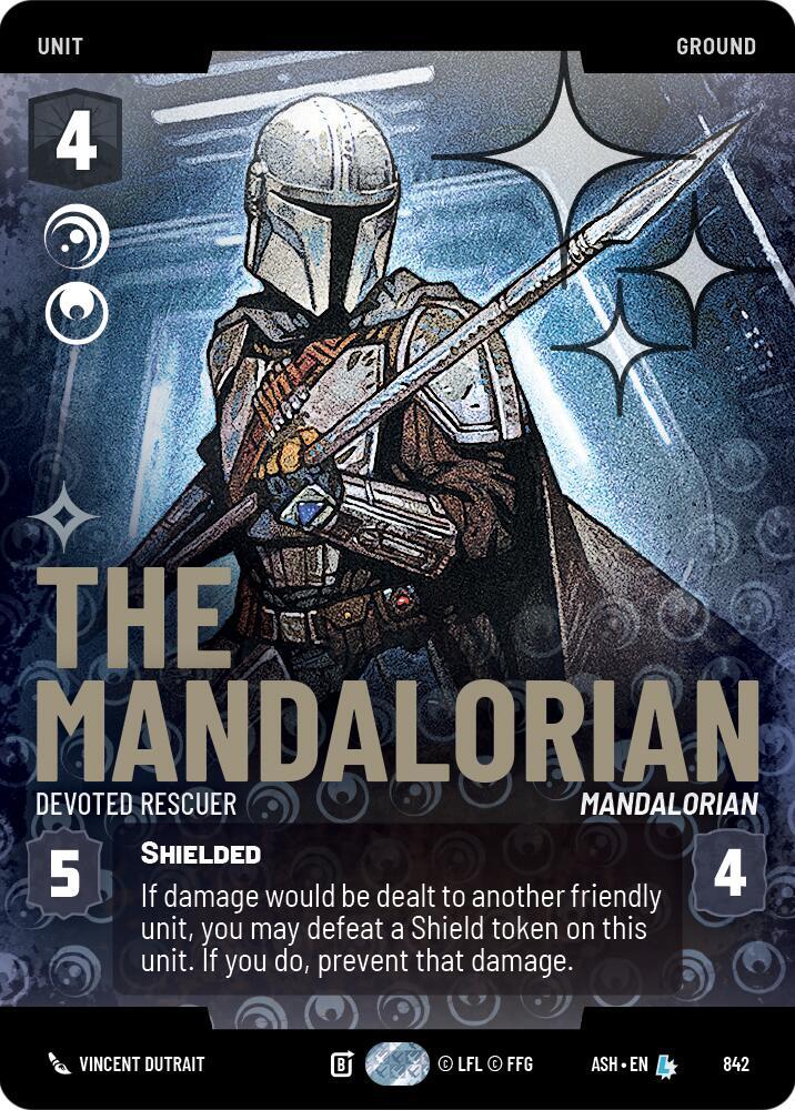 The Mandalorian - Devoted Rescuer (Prestige Foil) [Ashes of the Empire] 842