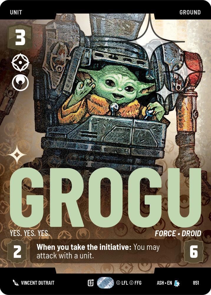 Grogu - Yes. Yes. Yes. (Prestige Foil) [Ashes of the Empire] 851