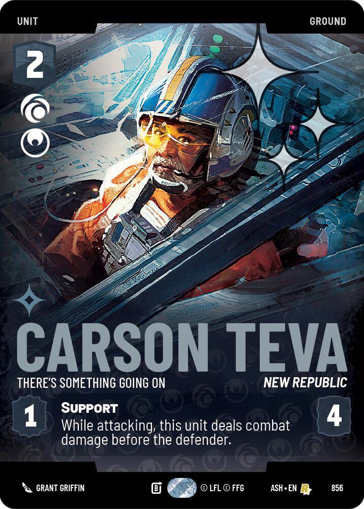 Carson Teva - There's Something Going On (Prestige Foil) [Ashes of the Empire] 856
