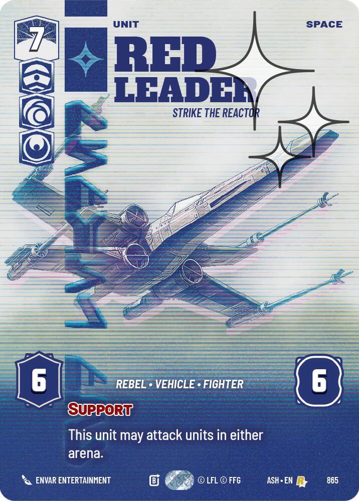 Red Leader - Strike the Reactor (Prestige Foil) [Ashes of the Empire] 865