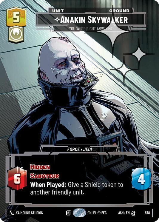 Anakin Skywalker - You Were Right About Me (Prestige Foil) [Ashes of the Empire] 878